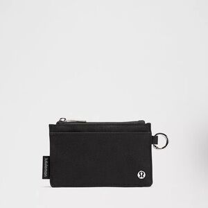 lululemon Clippable Card Case Black